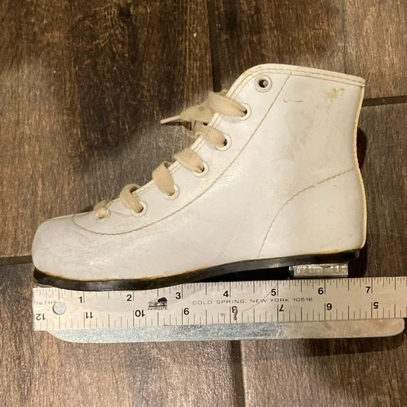 Kids | ice skates white (size 10Y) dual blades - Picture 7 of 7